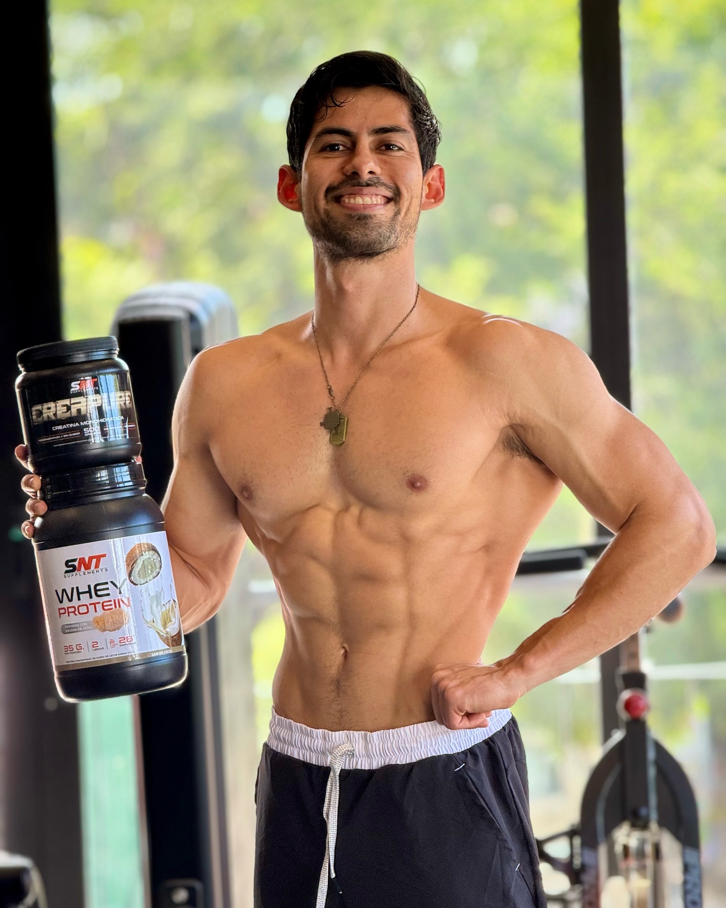 Andrés con sus suplementos SNT