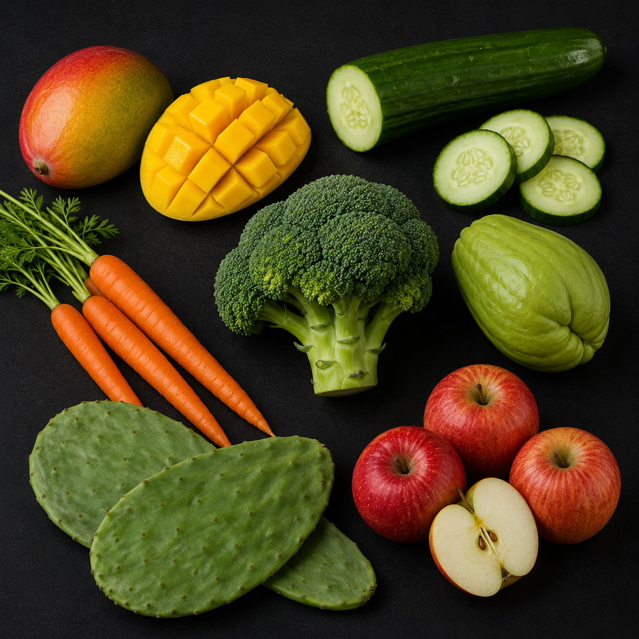 Vegetales y frutas